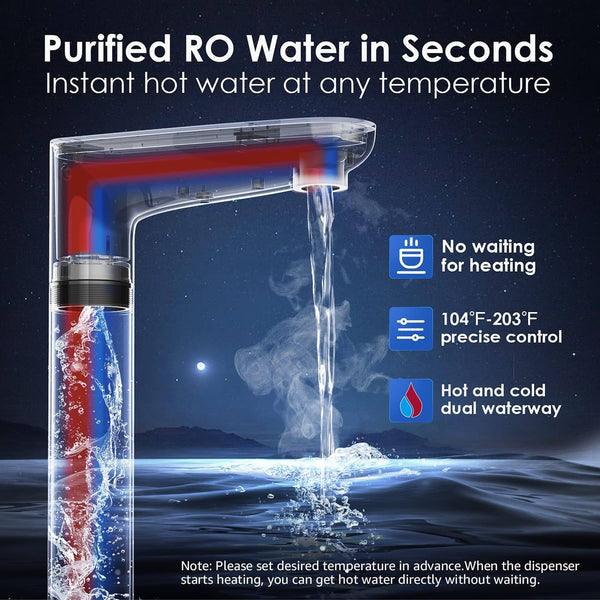 Waterdrop K6 Reverse Osmosis Instant Hot Water Dispenser System - Sauna Sanctuary