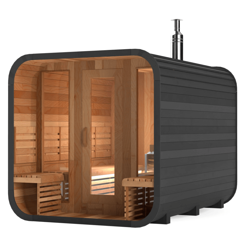 Calore Health and Wellness Black Cedar Sauna Cabin - Sauna Sanctuary