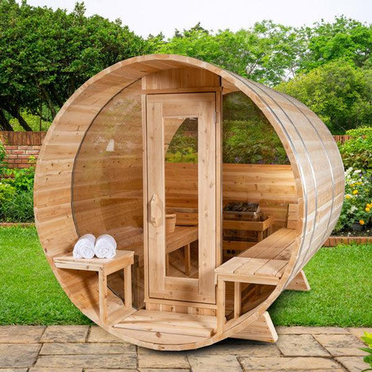 Dundalk LeisureCraft CT Serenity MP Electric Sauna Barrel - Sauna Sanctuary