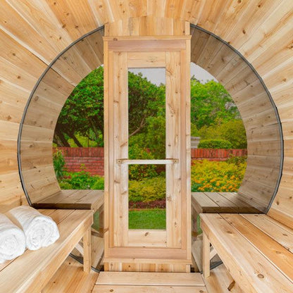 Dundalk LeisureCraft CT Serenity MP Electric Sauna Barrel - Sauna Sanctuary