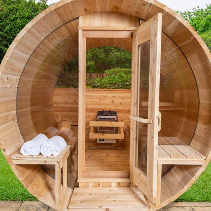 Dundalk LeisureCraft CT Serenity MP Electric Sauna Barrel - Sauna Sanctuary