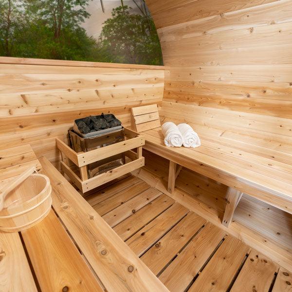 Dundalk LeisureCraft CT Serenity MP Electric Sauna Barrel - Sauna Sanctuary