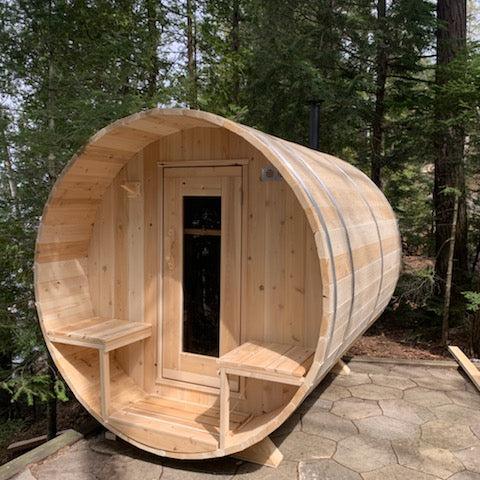 Dundalk LeisureCraft CT Serenity Electric Sauna Barrel - Sauna Sanctuary