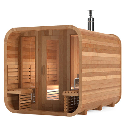 Calore Health and Wellness Black Cedar Sauna Cabin