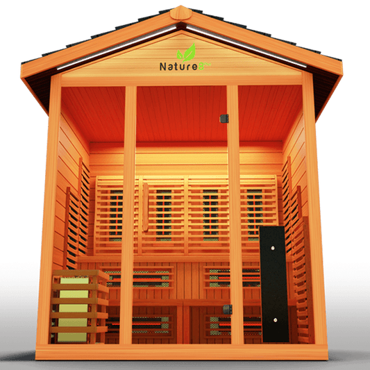 Nature 8 Plus Outdoor Sauna - Sauna Sanctuary