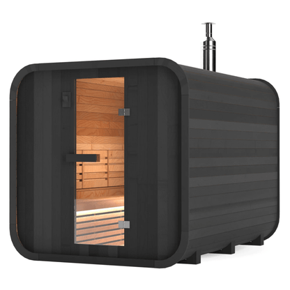 Calore Health and Wellness Black Cedar Sauna Cabin - Sauna Sanctuary