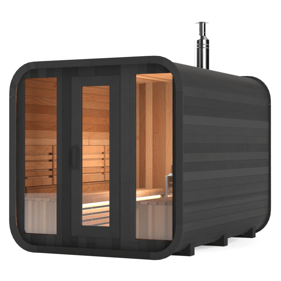 Calore Health and Wellness Black Cedar Sauna Cabin - Sauna Sanctuary