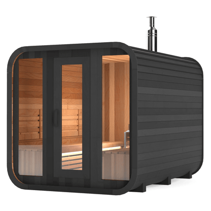 Calore Health and Wellness Black Cedar Sauna Cabin - Sauna Sanctuary