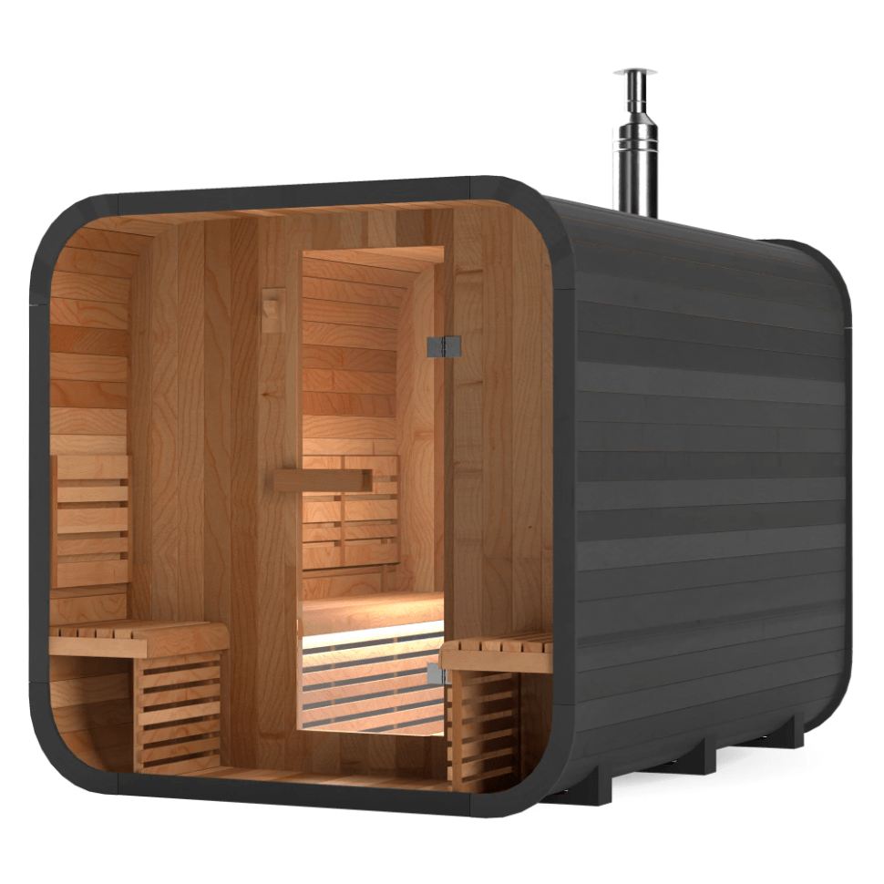 Calore Health and Wellness Black Cedar Sauna Cabin - Sauna Sanctuary