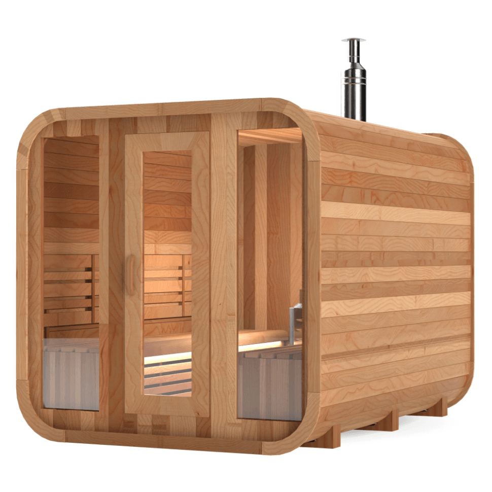 Calore Health and Wellness Black Cedar Sauna Cabin - Sauna Sanctuary