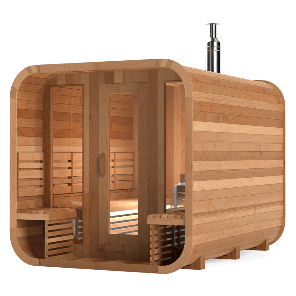 Calore Health and Wellness Black Cedar Sauna Cabin - Sauna Sanctuary