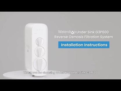 Waterdrop 600 GPD Tankless Reverse Osmosis Water Filteration System